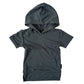 BAMBOO SHORT SLEEVE HOODIE - MALIBU