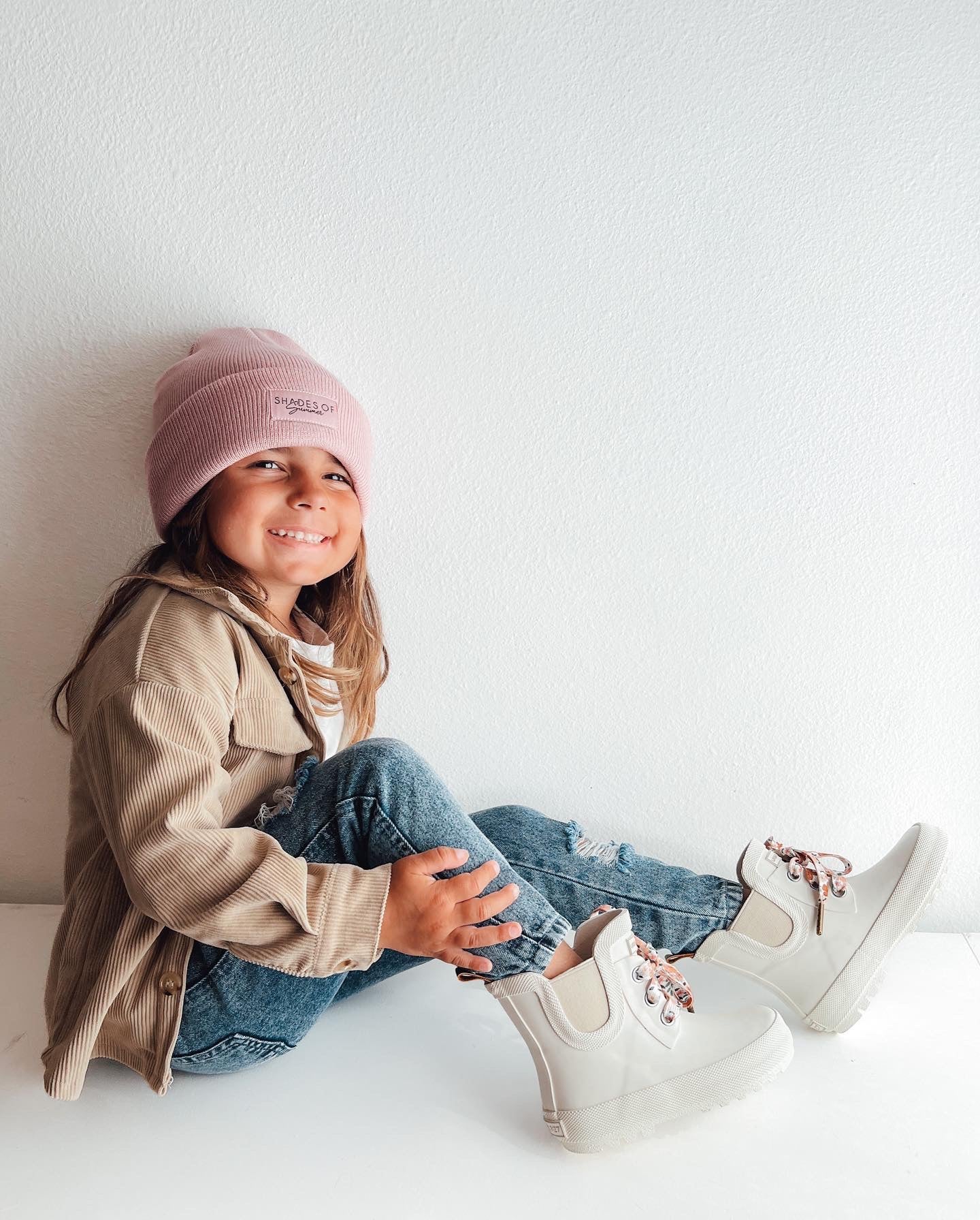 DUSTY ROSE BEANIE