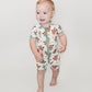 Bamboo Shorty Romper | Smiley Cowboy