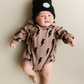 Hooded Bubble Romper - Bolts