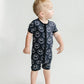 Bamboo Shorty Romper | Electric Smiley