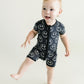 Bamboo Shorty Romper | Electric Smiley