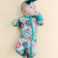 Christmas Ornaments Zip Romper