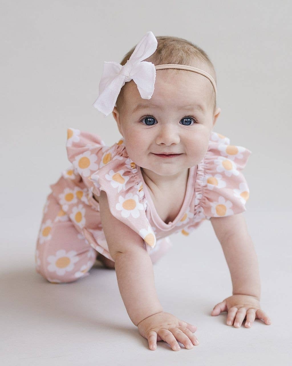 Pink Daisy Flutter Jumpsuit