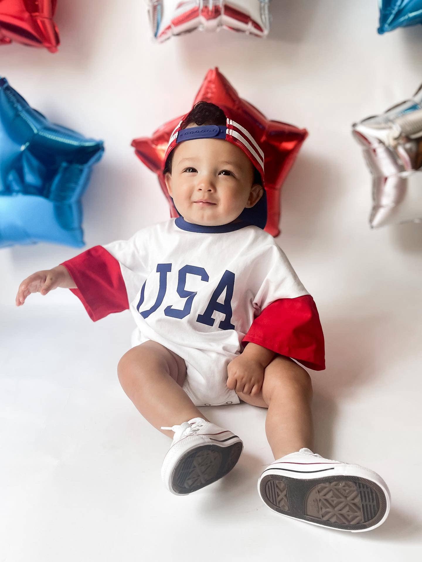 USA Bubble romper