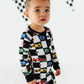 Racecar Zip Romper Bamboo