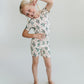 Bamboo Two Piece Shorts Set | Cactus Flowers