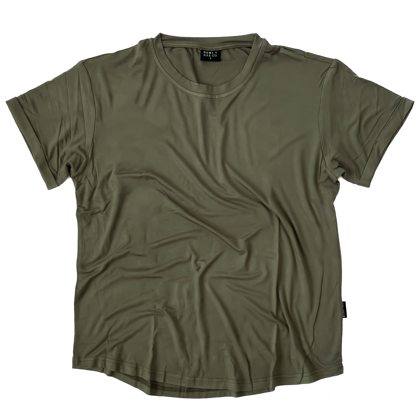 ADULT - BAMBOO BASIC TEE - PINE