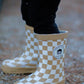 Checkered Rain Boots