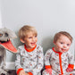 Christmas Dinosaur Gingerbread Man Zippy Bamboo Pajamas