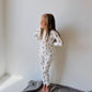 Black & White Lightning Bolt| Two Piece Bamboo Pajamas