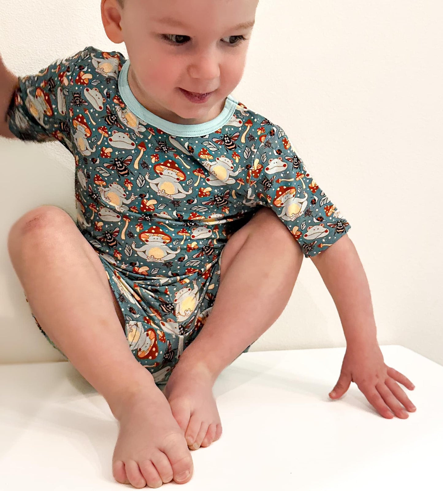 Toad-ally Zen Short Set Bamboo Pajamas