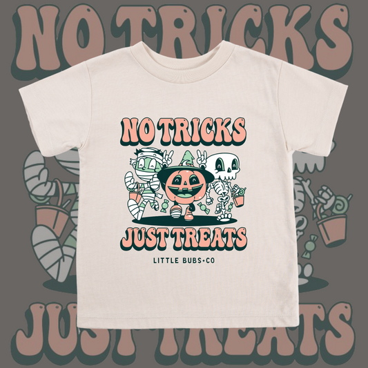 No Tricks Just Treats Pastel Tee