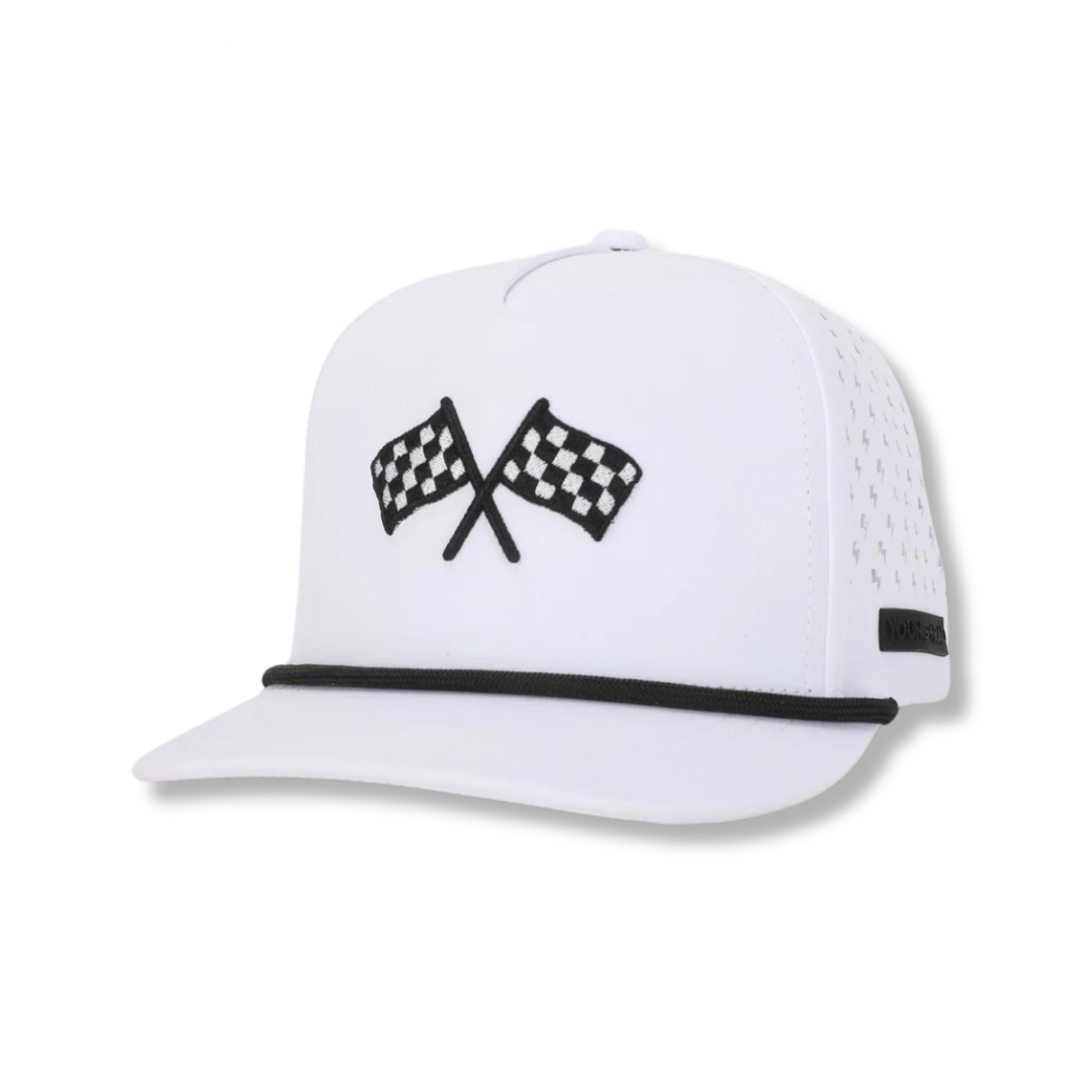 FINISH LINE WHITE ADVENTURE SNAPBACK