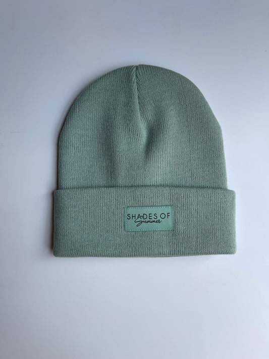 LIGHT GREEN BEANIE