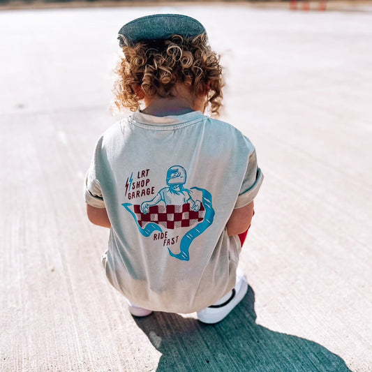 RED, WHITE AND BOOM TEE