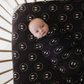 FF Smile Black | Muslin Swaddle