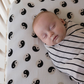 Black & White Yin Yang | Crib Sheet