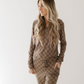 Faded Brown Checkerboard | Women's Bamboo Pajamas