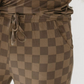 Faded Brown Checkerboard | Women's Bamboo Pajamas