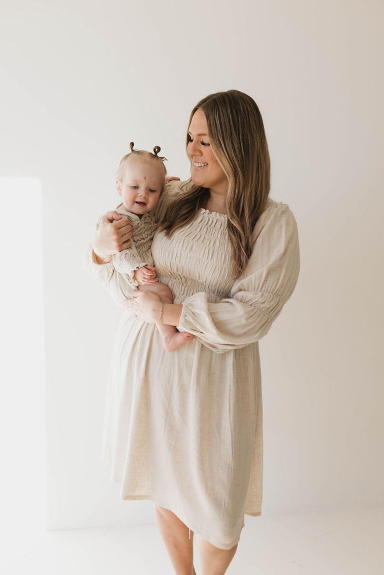 Flax | Linen Long Sleeve Dress