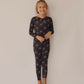 Charcoal & White FF Smile | Bamboo Two Piece Pajamas