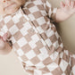 Bamboo Checkered Jumpsuit | Latte