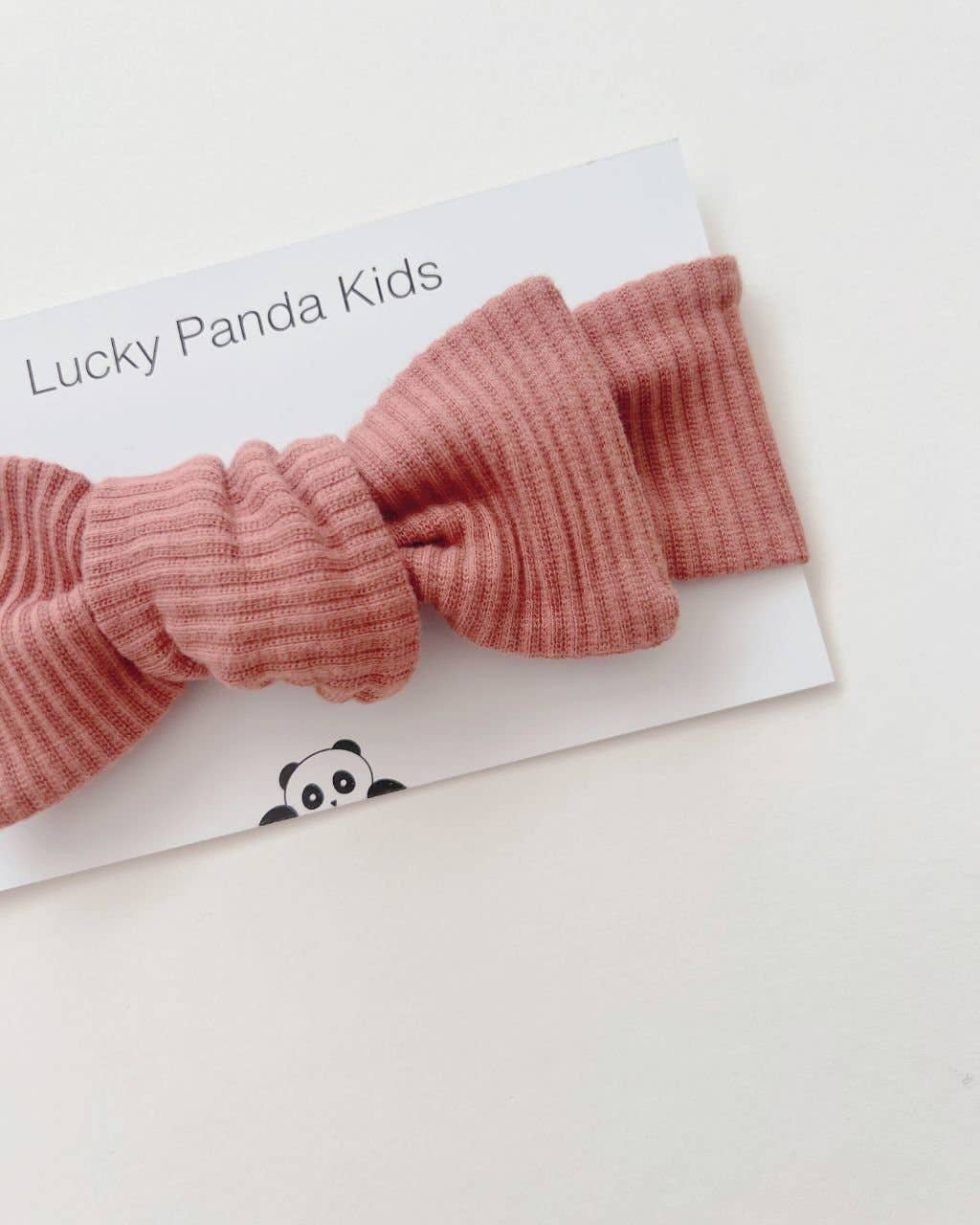 Dusty Rose Ribbed Headband