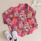 Bubble Romper | Pink Flowers