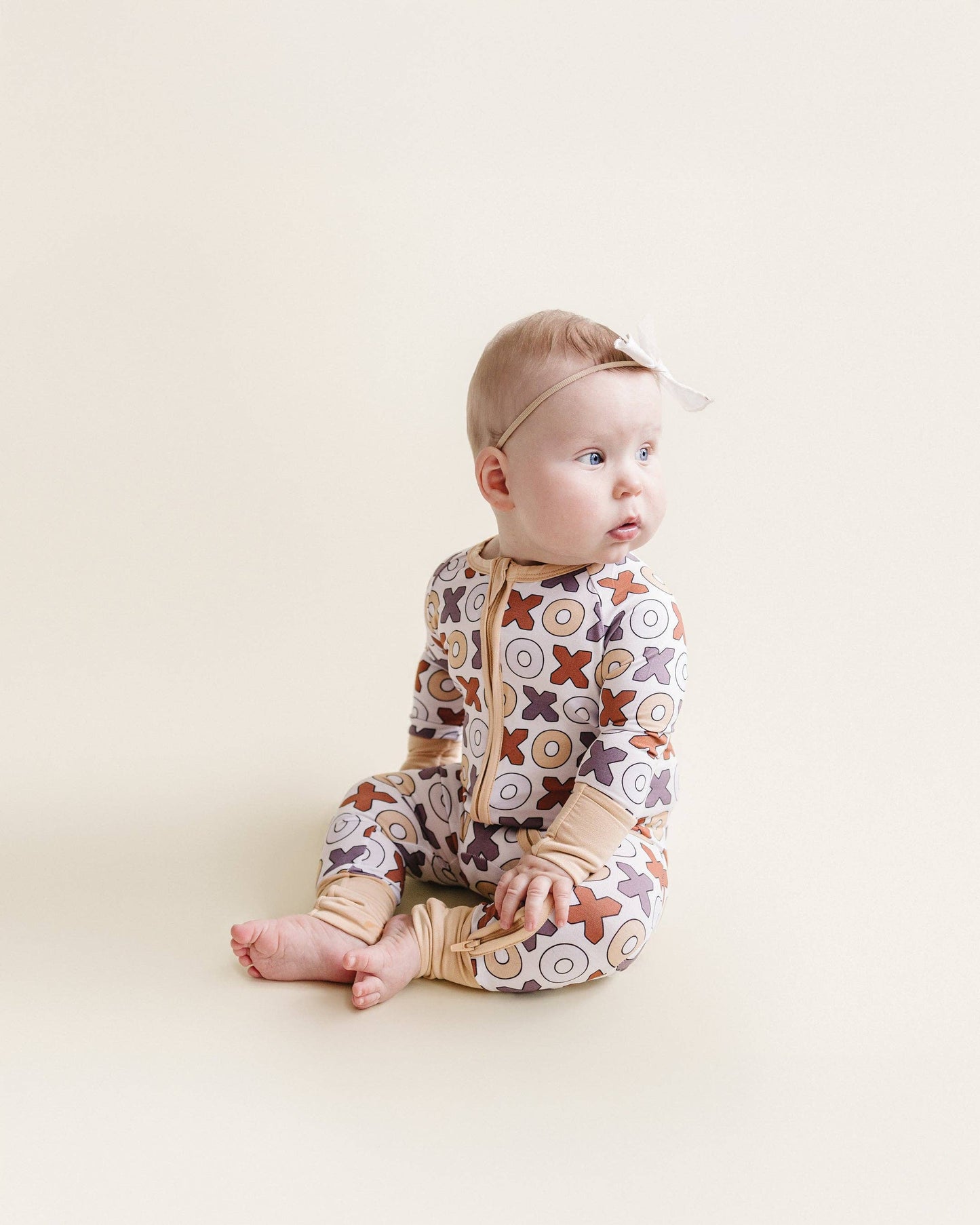 Xoxo Bamboo Zip Romper