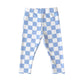 Checkered Leggings | Blue