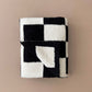 Checkered Plush Blanket | Black