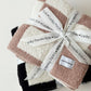 Checkered Plush Blanket | Latte