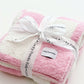 Checkered Plush Blanket | Pink