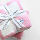 Checkered Plush Blanket | Pink