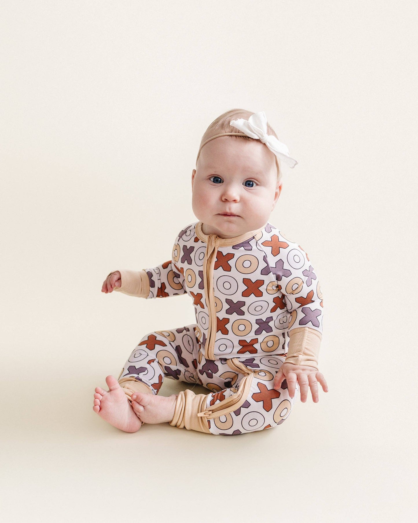 Xoxo Bamboo Zip Romper