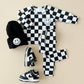 Checkered Smiley Lounge Set