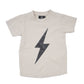 GREIGE ACID-WASH SPARK TEE