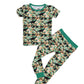 Jurassic Dino 2 Piece Short Sleeve Pajamas