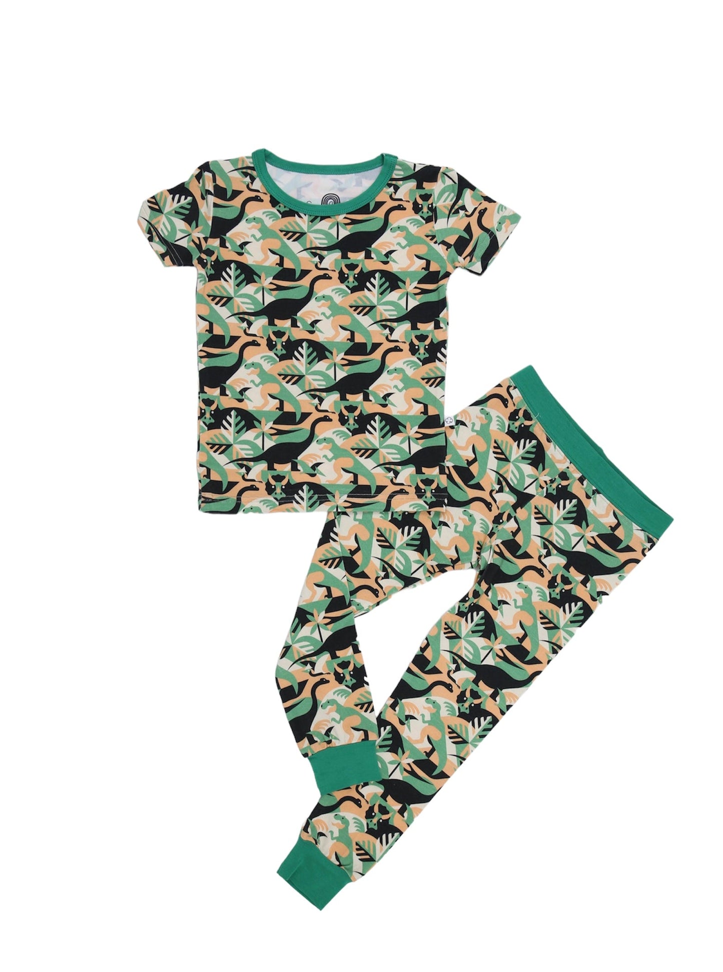 Jurassic Dino 2 Piece Short Sleeve Pajamas