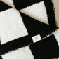 Black & Ivory Checkerboard | Plush Blanket