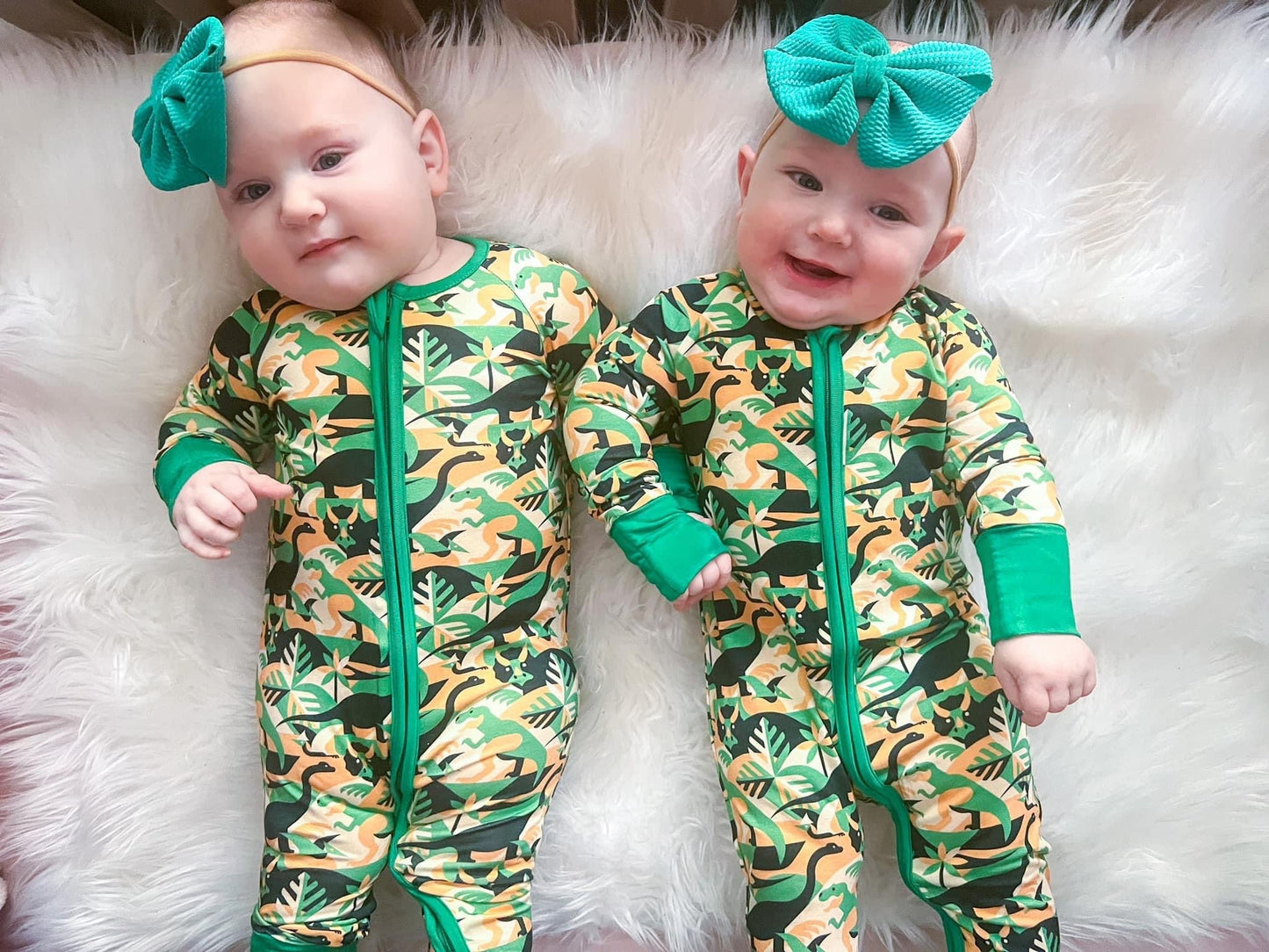 Jurassic Dino Zippy Bamboo Pajamas