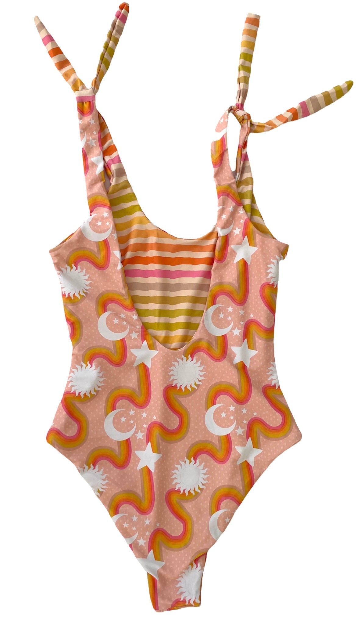 Women’s Celestial Sunset Reversible One-Piece Swimsuit