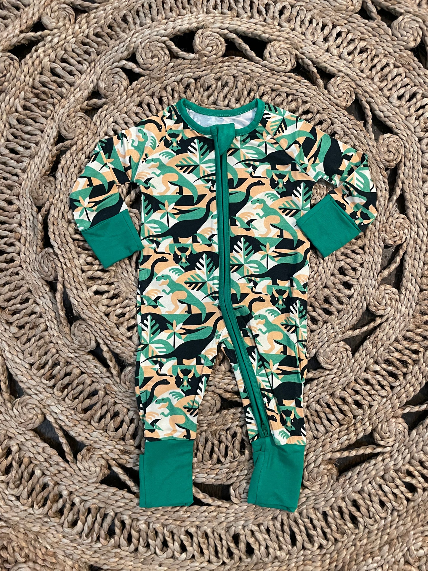 Jurassic Dino Zippy Bamboo Pajamas