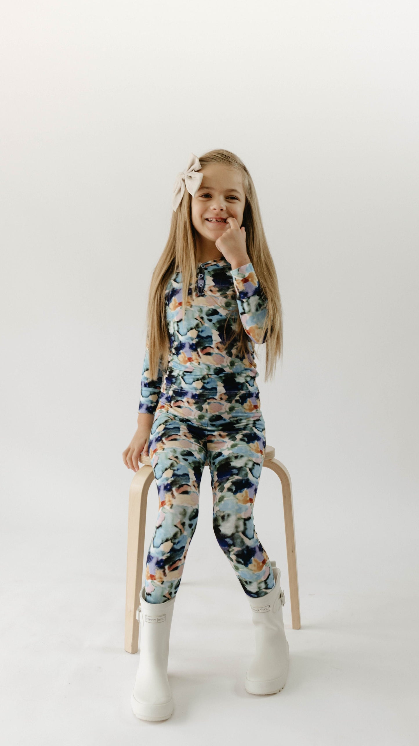 Charli Print | Bamboo Two Piece Pajamas