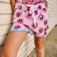 Girls Pink Smiley Boardshorts