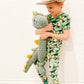 Jurassic Dino 2 Piece Short Sleeve Pajamas