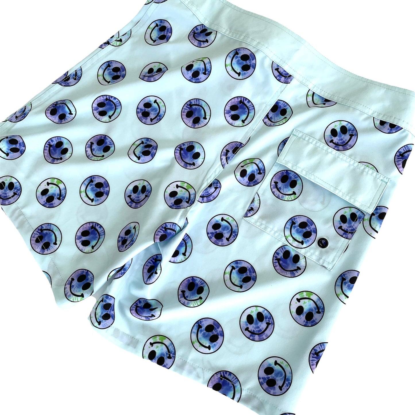 Blue Smiley Men's Boardshort