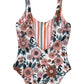 Women’s Floral Reversible One-Piece Swimsuit