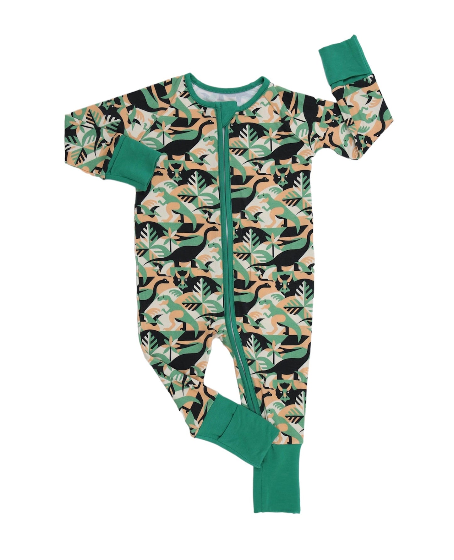 Jurassic Dino Zippy Bamboo Pajamas